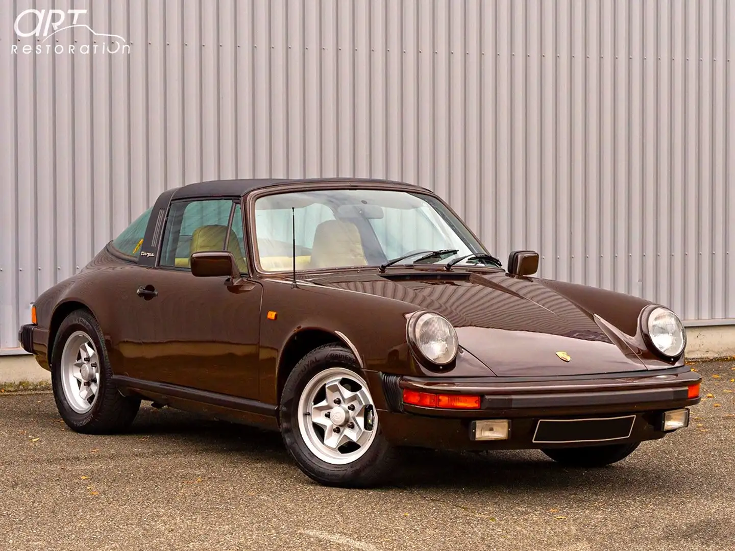 Porsche 911 3.0 SC Targa Brun - 1