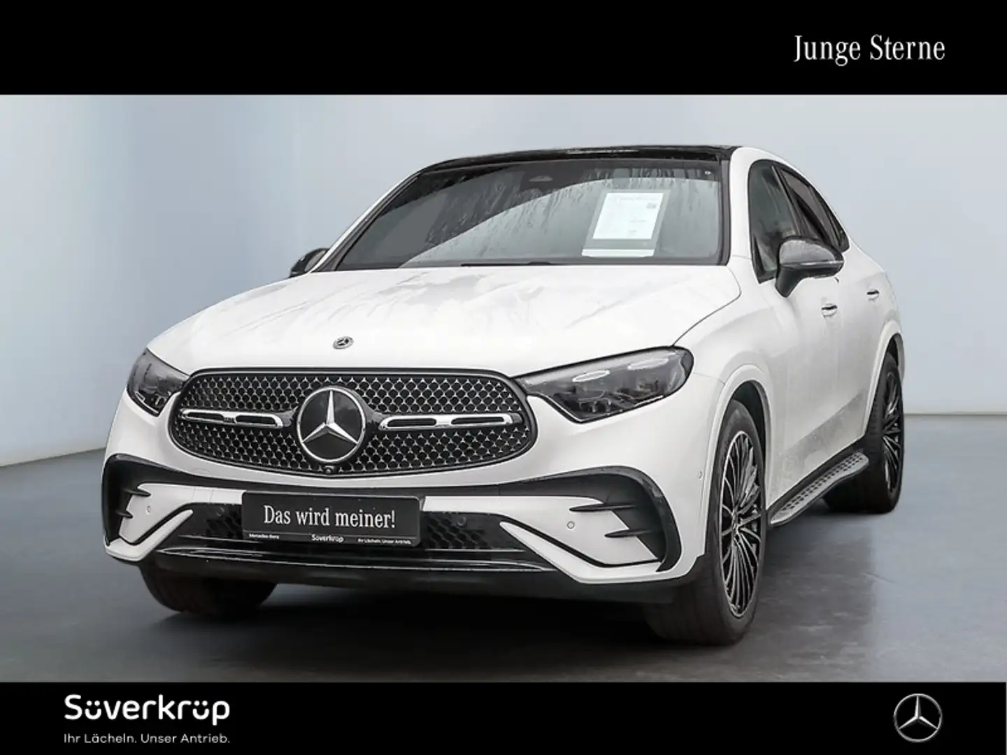 Mercedes-Benz GLC 300 d 4M Coupé , AMG BURM NIGHT PREMIUM MEMO Weiß - 1