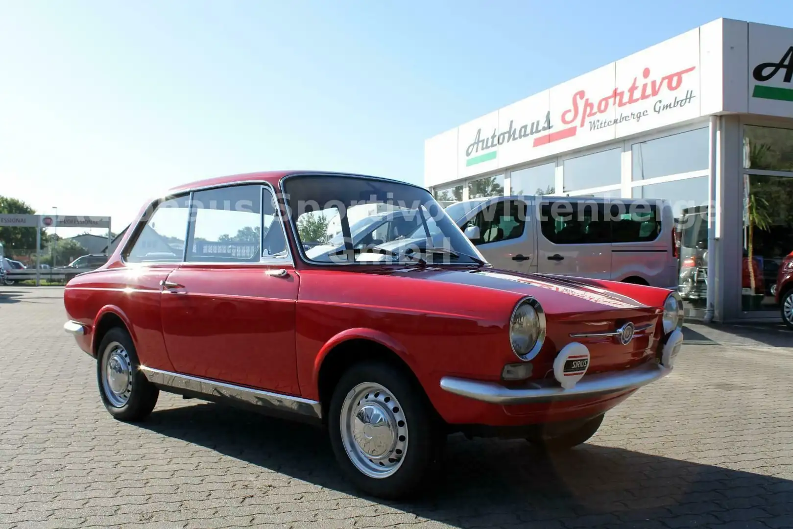 Fiat 850 Vignale Berlina, H-Gutachten, neue HU Roşu - 1