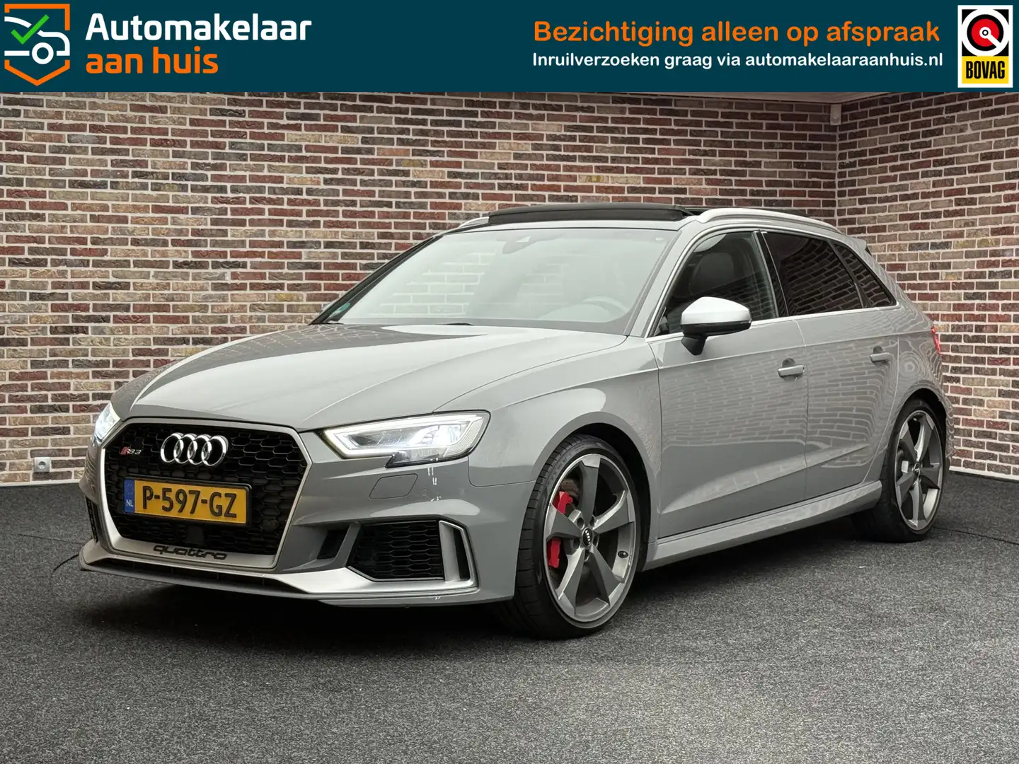 Audi RS3 2.5TFSI RS3 quattro Panoramadak Facelift Dealer Grijs - 1