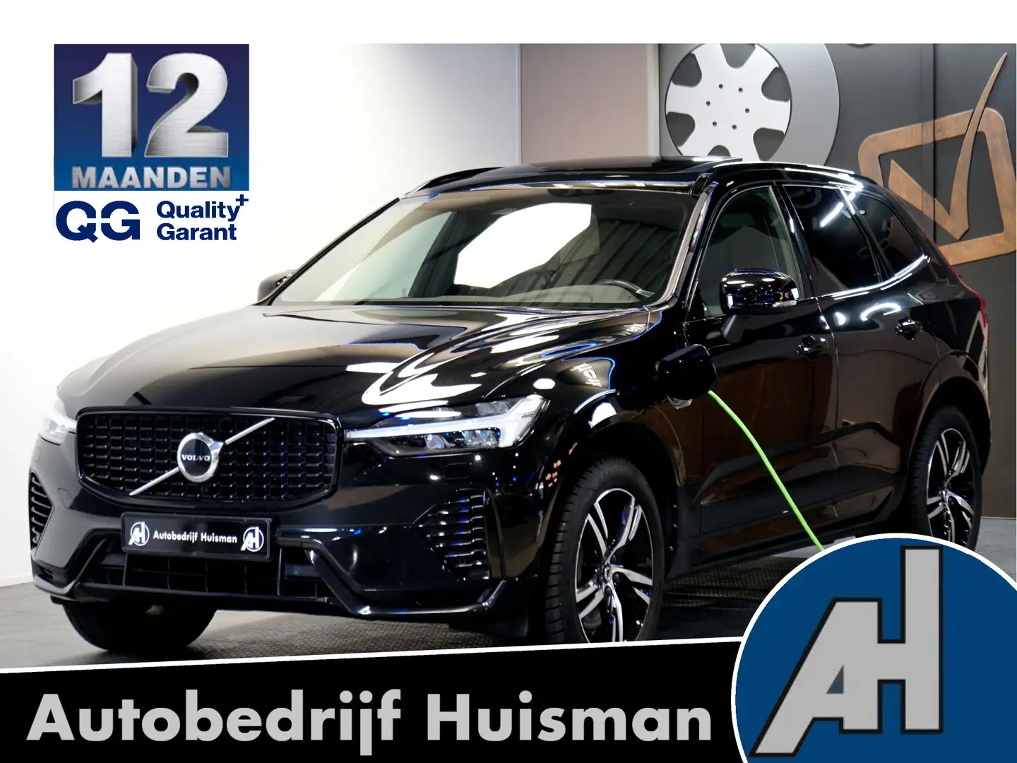 Volvo XC60 2.0 T6 AWD LONG RANGE 293kW/399pk Aut8 Plug-in hyb Noir - 1