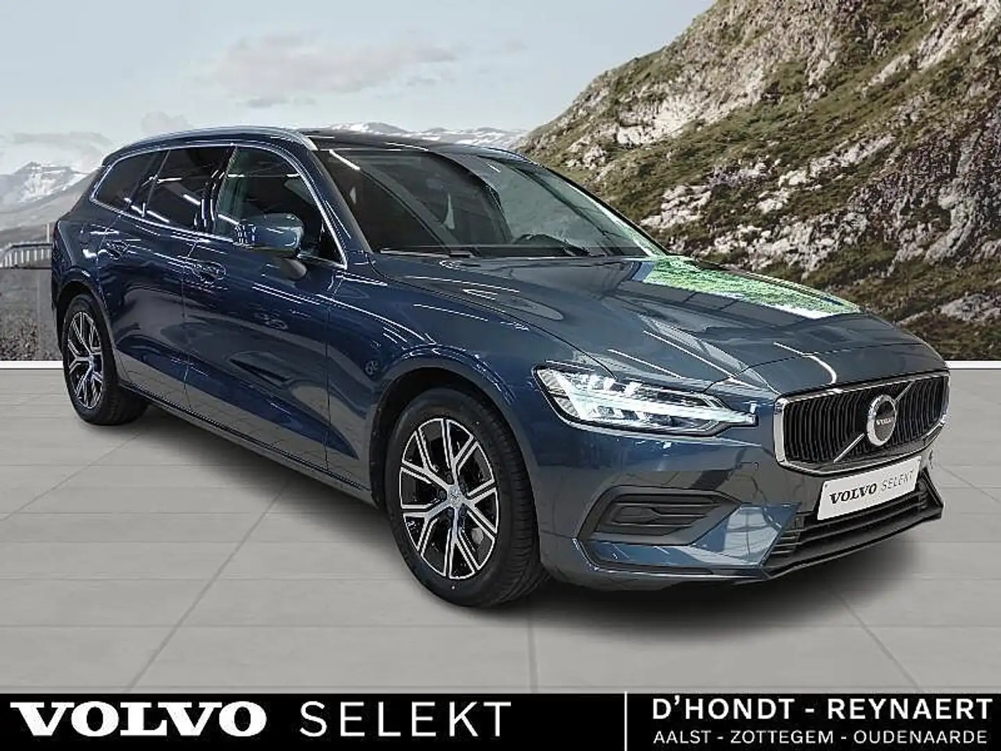 Volvo V60 B3 Core - Leder Blauw - 2