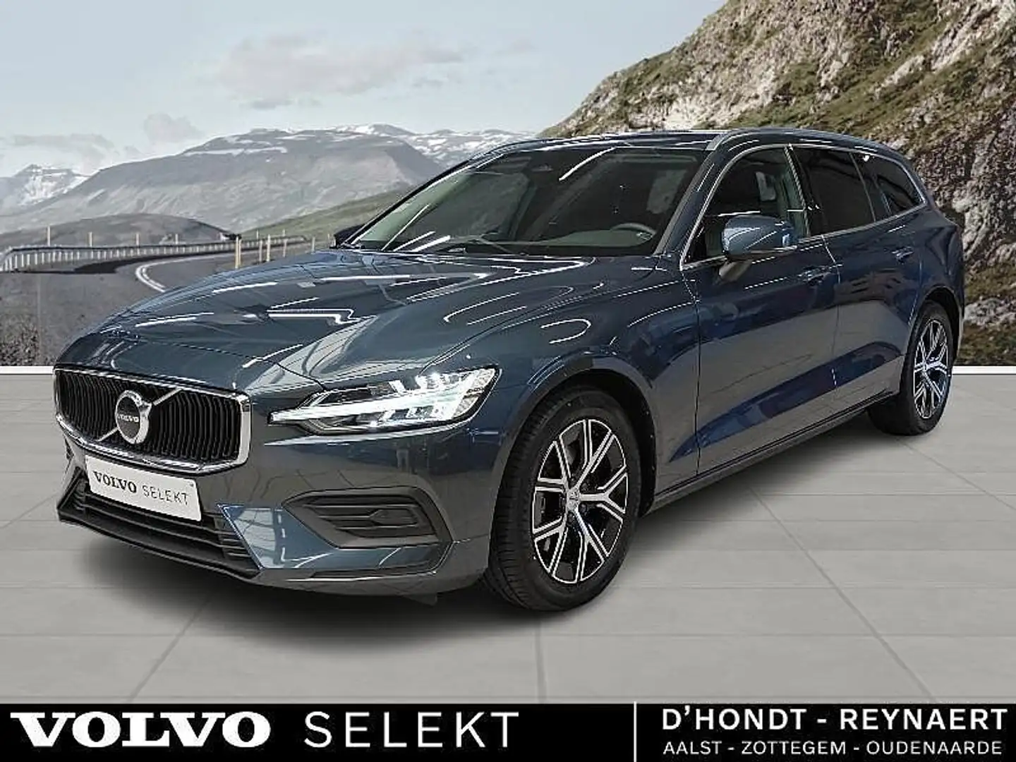 Volvo V60 B3 Core - Leder Blauw - 1