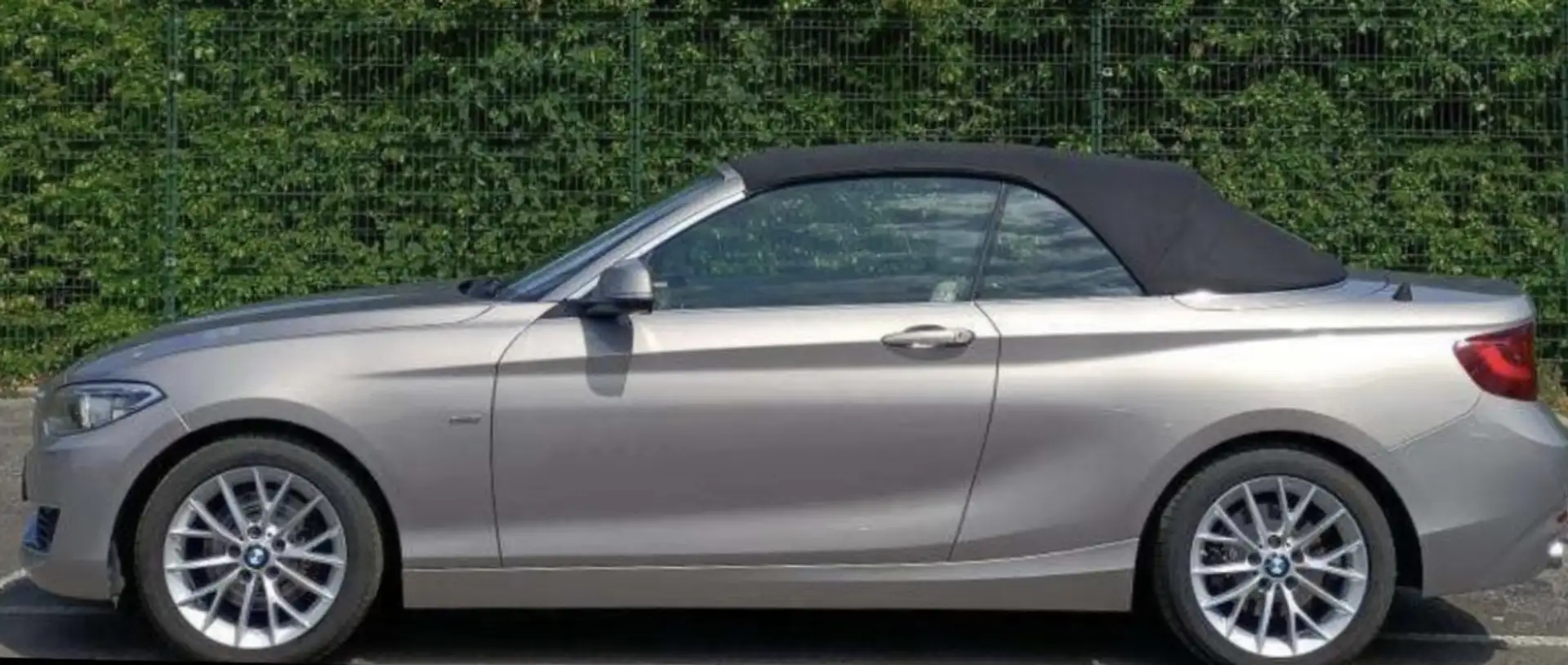 BMW 220 Cabriolet serie Luxury Argent - 2