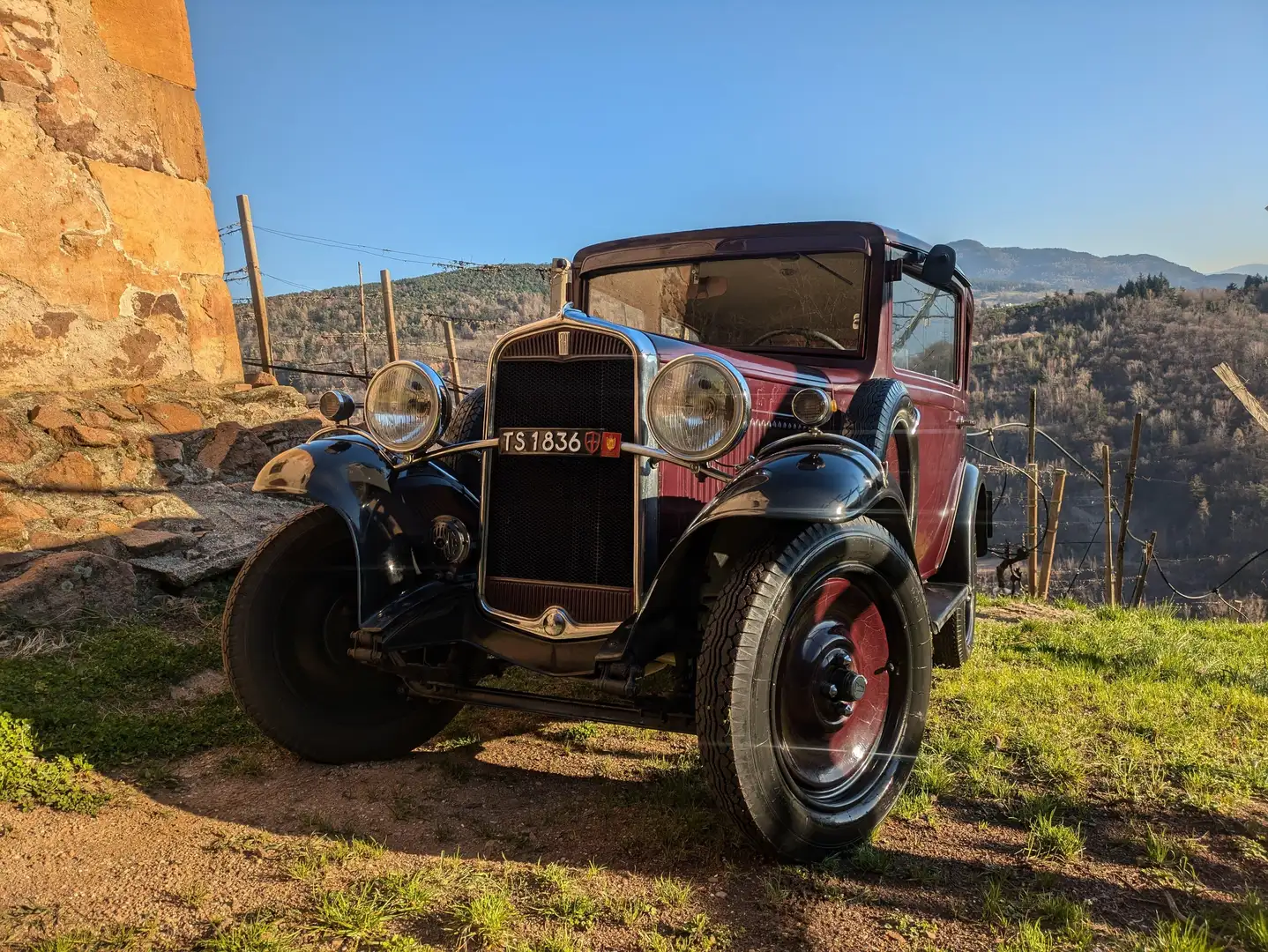 Fiat 508 Balilla 1ª Serie - Conservata Rosso - 1