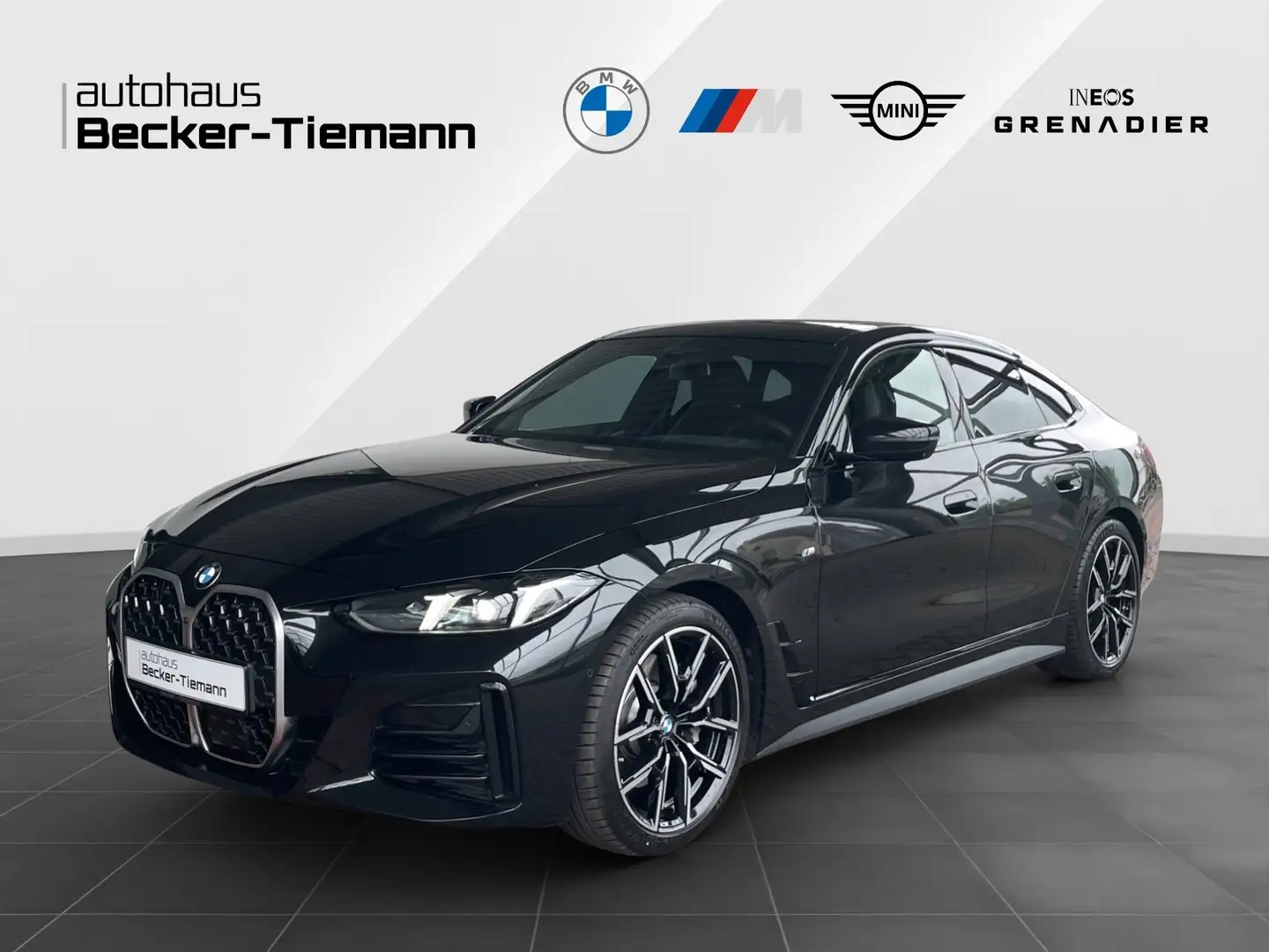 BMW 430 i xDrive Gran Coupé M Sport | Glasd. | ACC | 360° Zwart - 1