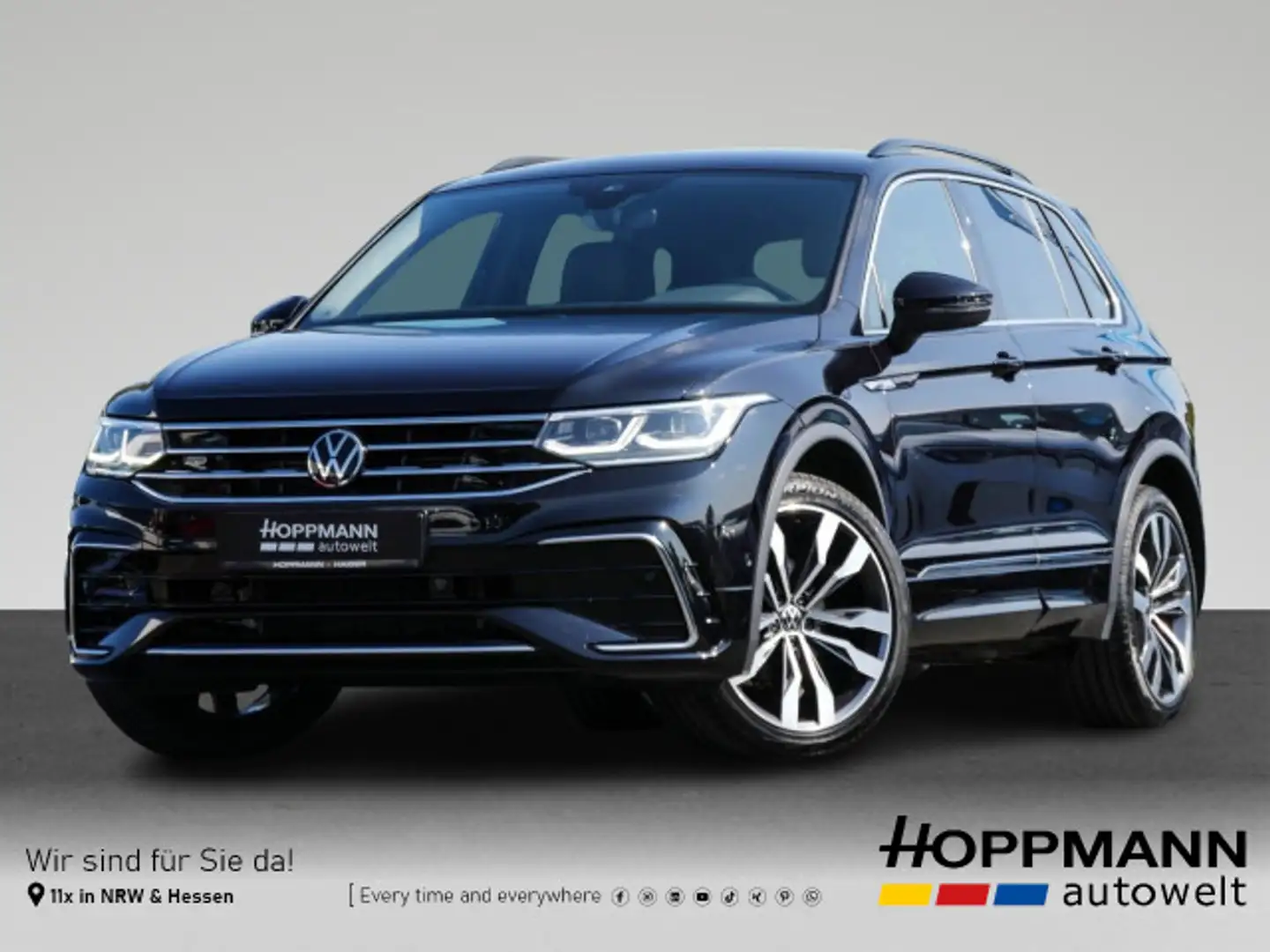 Volkswagen Tiguan R-Line 1.5 TSI DSG LED-Matrix AHK Navi Ka Negro - 1