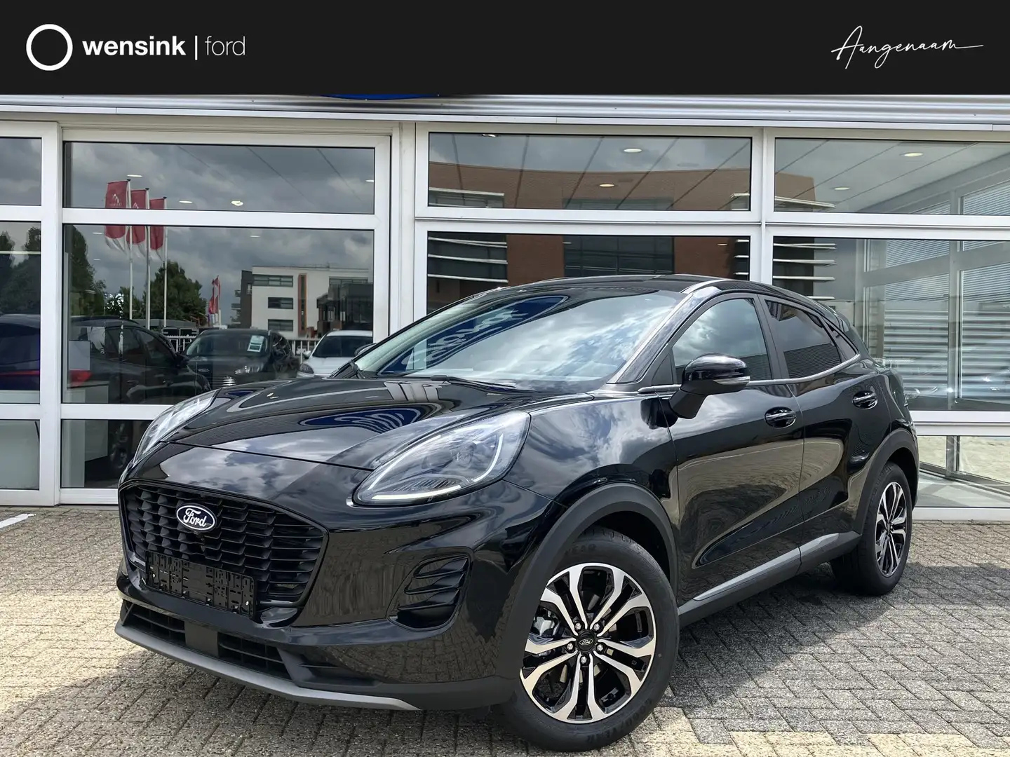 Ford Puma 1.0 EcoBoost Hybrid Titanium Winterpack Zwart - 1