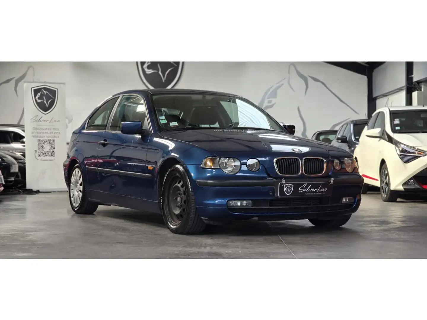 BMW 320 320TD COMPACT 2.0 TURBO DIESEL 150 / HISTORIQUE DISPONIBLE Gris - 1