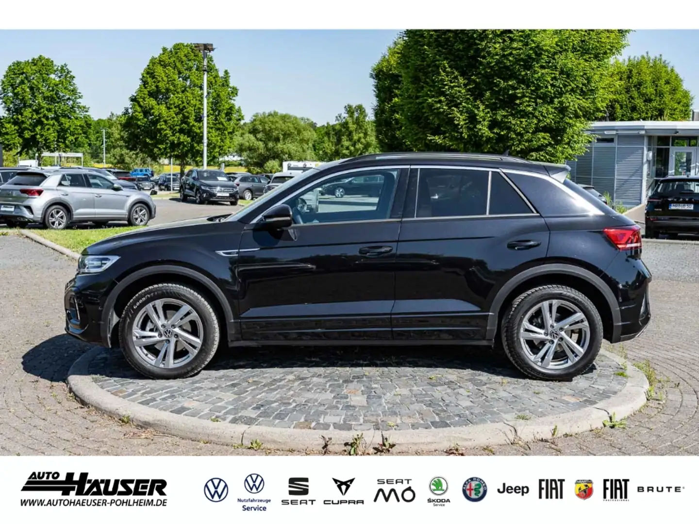 Volkswagen T-Roc R-Line 1.5 TSI DSG STANDHZG AHK EL. HECKKL. NAV KA Schwarz - 2