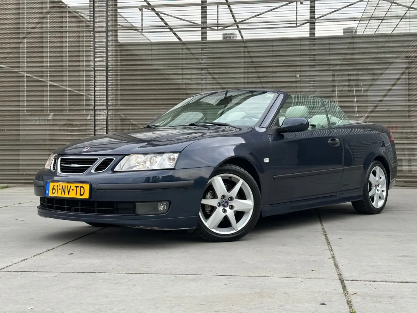 Saab 9-3 CABRIO 2.0t LINEAR AIRCO/LM VELGEN !! Blau - 1