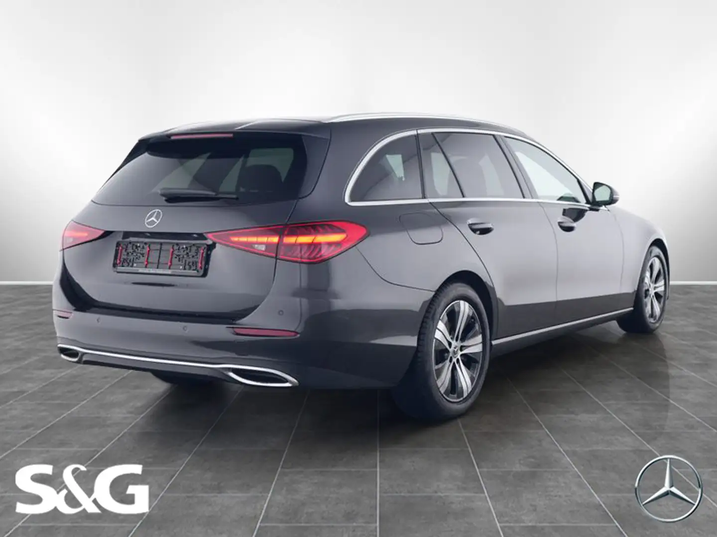 Mercedes-Benz C 200 T Avantgard Totwink+RüKam+LED+Komfortsitze Grau - 2