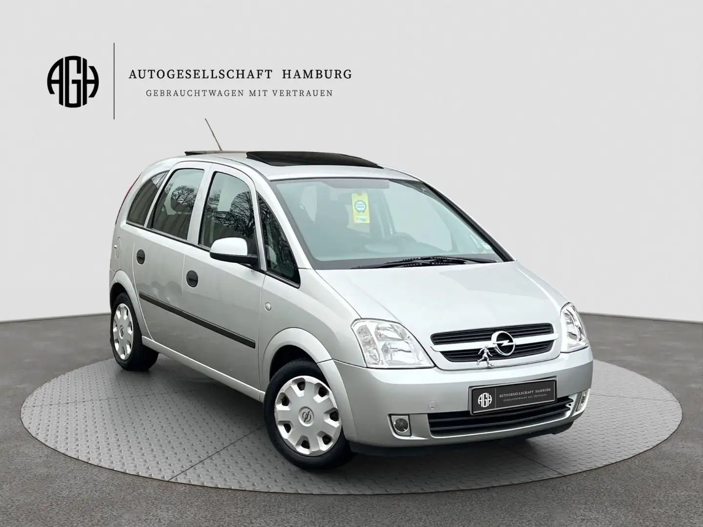 Opel Meriva 1.8 Enjoy*Panorama*1.Hand*Rentnerfzg*SHef Plateado - 1