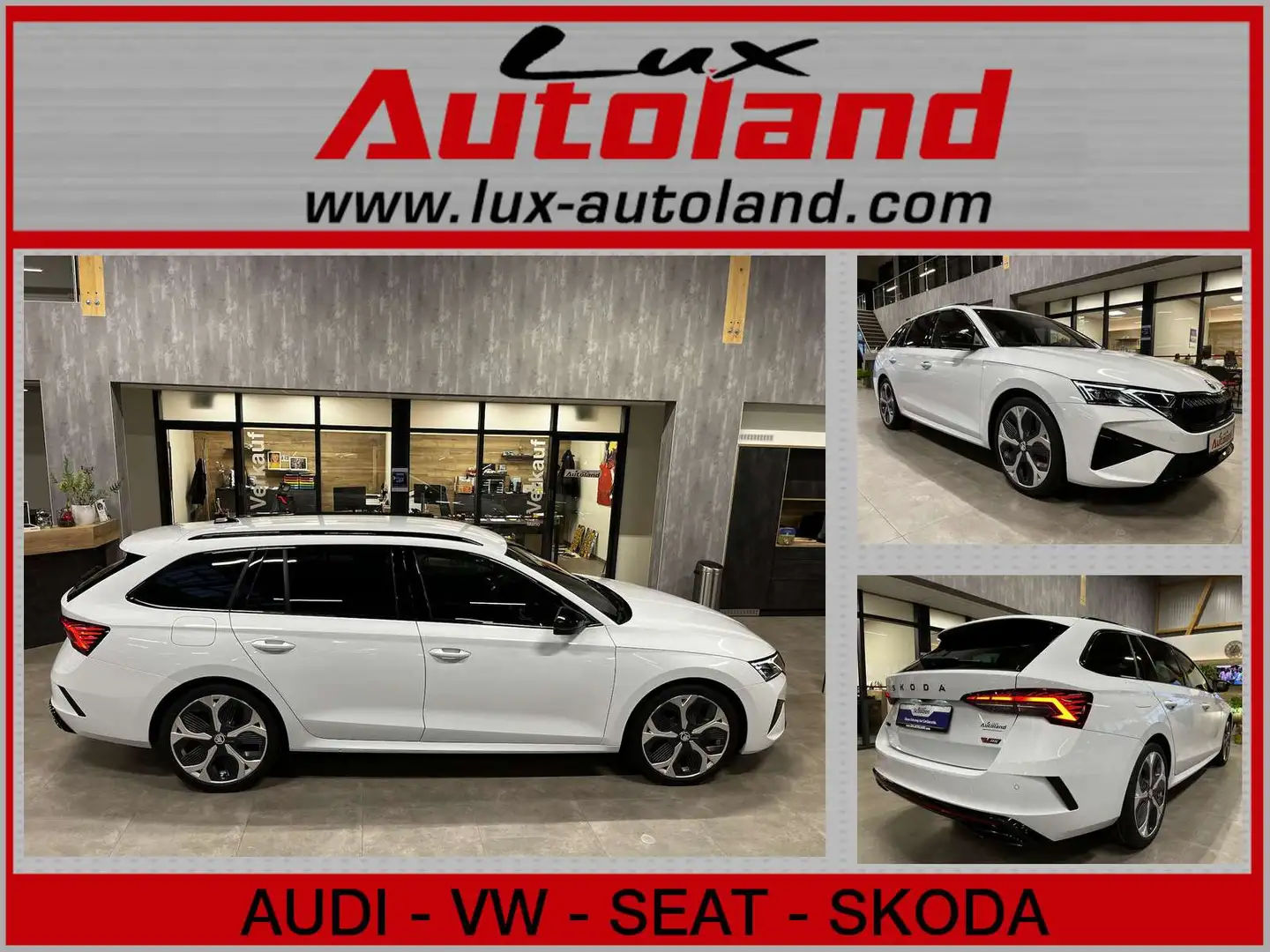 Skoda Octavia RS 2.0 TSI DSG ACC AHK Kamera 19 Blanc - 1