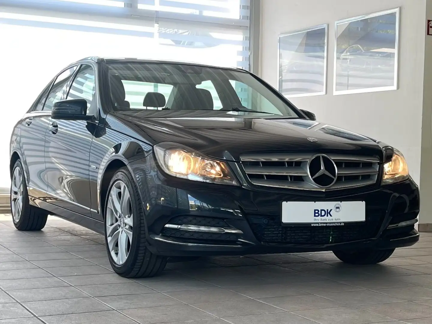 Mercedes-Benz C 180 C180CGI Aut. Motorschaden Glasdach Navi PDC Nero - 1