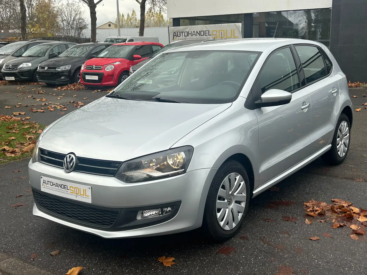 Volkswagen Polo 1.2i, 2012, 87.840km, Airco, 1e eig., 12m Garantie Silber - 1