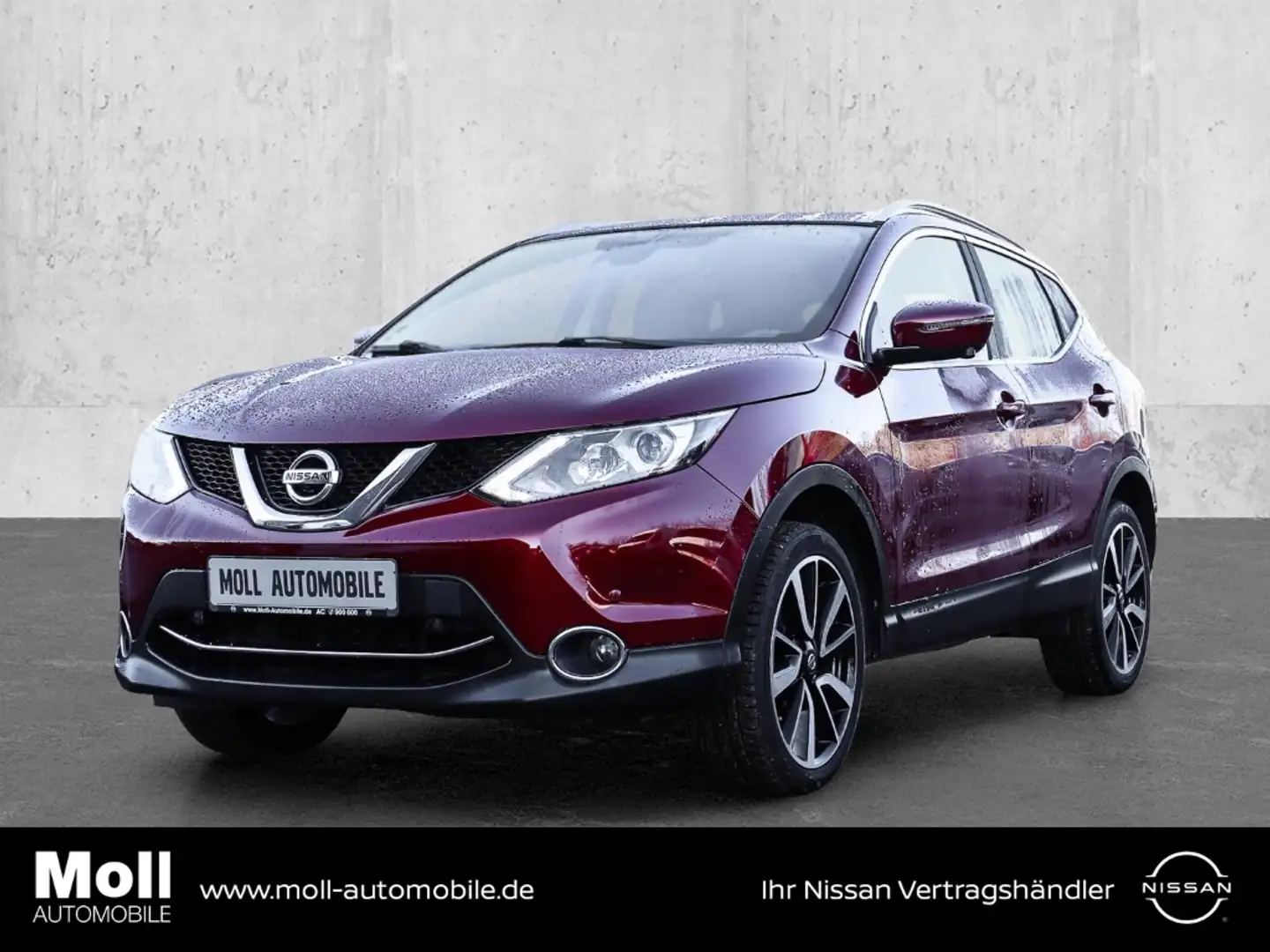 Nissan Qashqai Tekna 1.6 DIG-T Navi 360 Kamera LED Mehrzonenklima Rood - 1