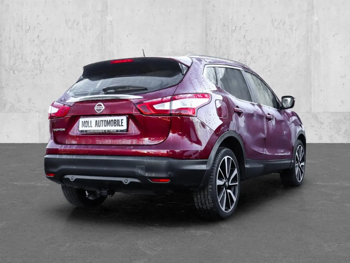 Nissan Qashqai Tekna 1.6 DIG-T Navi 360 Kamera LED Mehrzonenklima Rood - 2