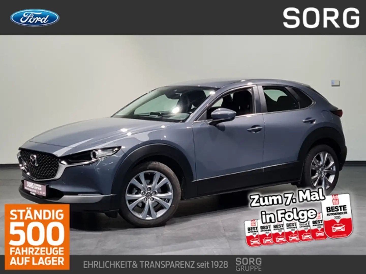 Mazda CX-30 2.0 M Hybrid Selection*ACC*KAMERA*HEAD-UP* Grau - 1