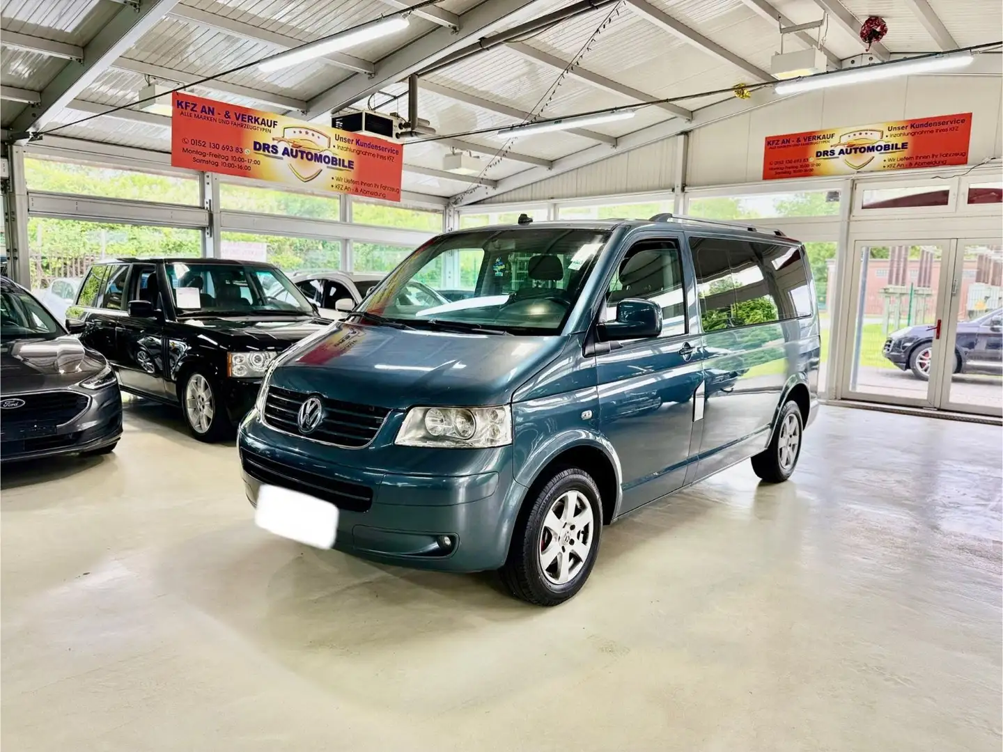Volkswagen T5 Transporter T5 Caravelle 2.5TDI 174PS 9Sitz SDH AHK Gris - 1