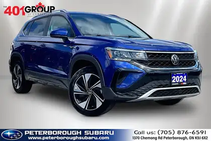 Blue 2024 Volkswagen Taos Comfortline 4Motion SUV / Crossover 7-Speed Dual Clutch
