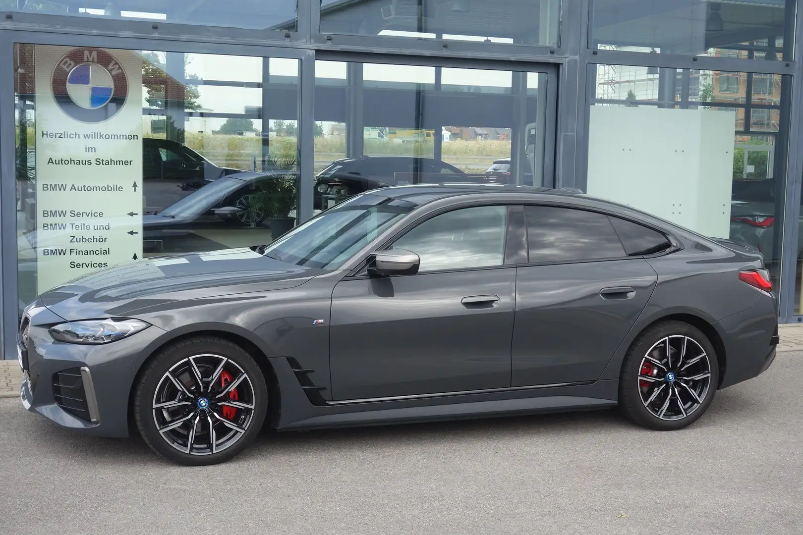 BMW i4 M50 Gran Coupe HK HiFi DAB LED RFK Tempomat Grau - 2