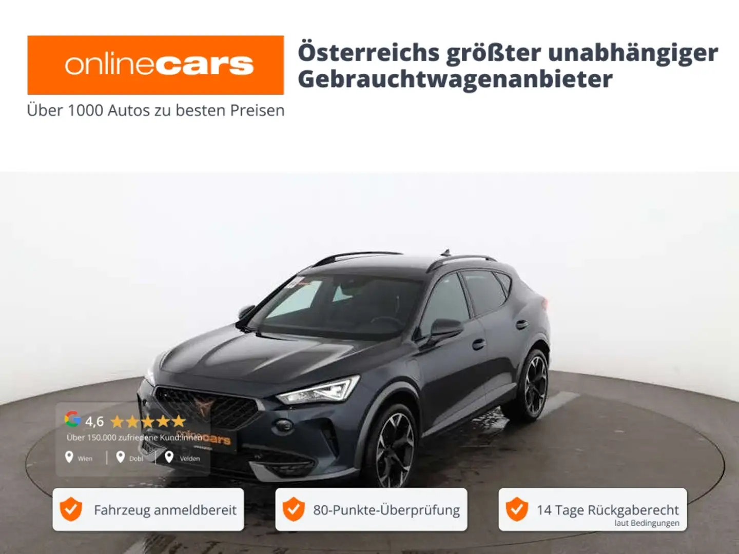 CUPRA Formentor 1.4 eHYBRID PHEV 150/204 Aut LED RADAR Grau - 1