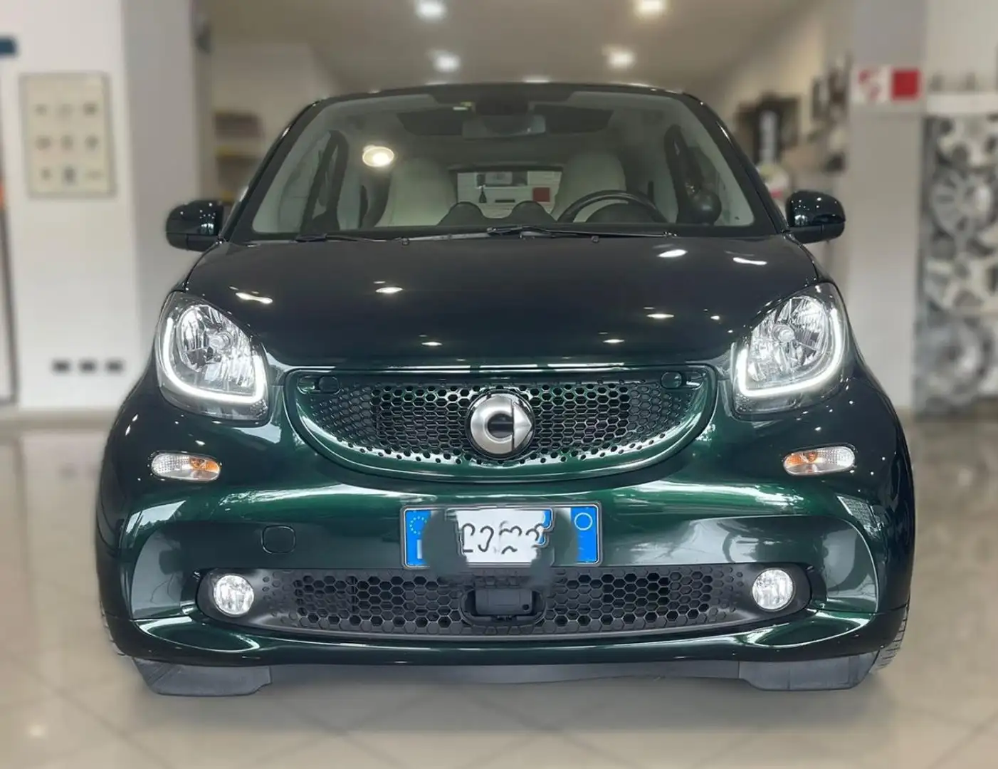 smart forTwo 90 0.9 Turbo twinamic British Green BRABUS STYLE Verde - 2