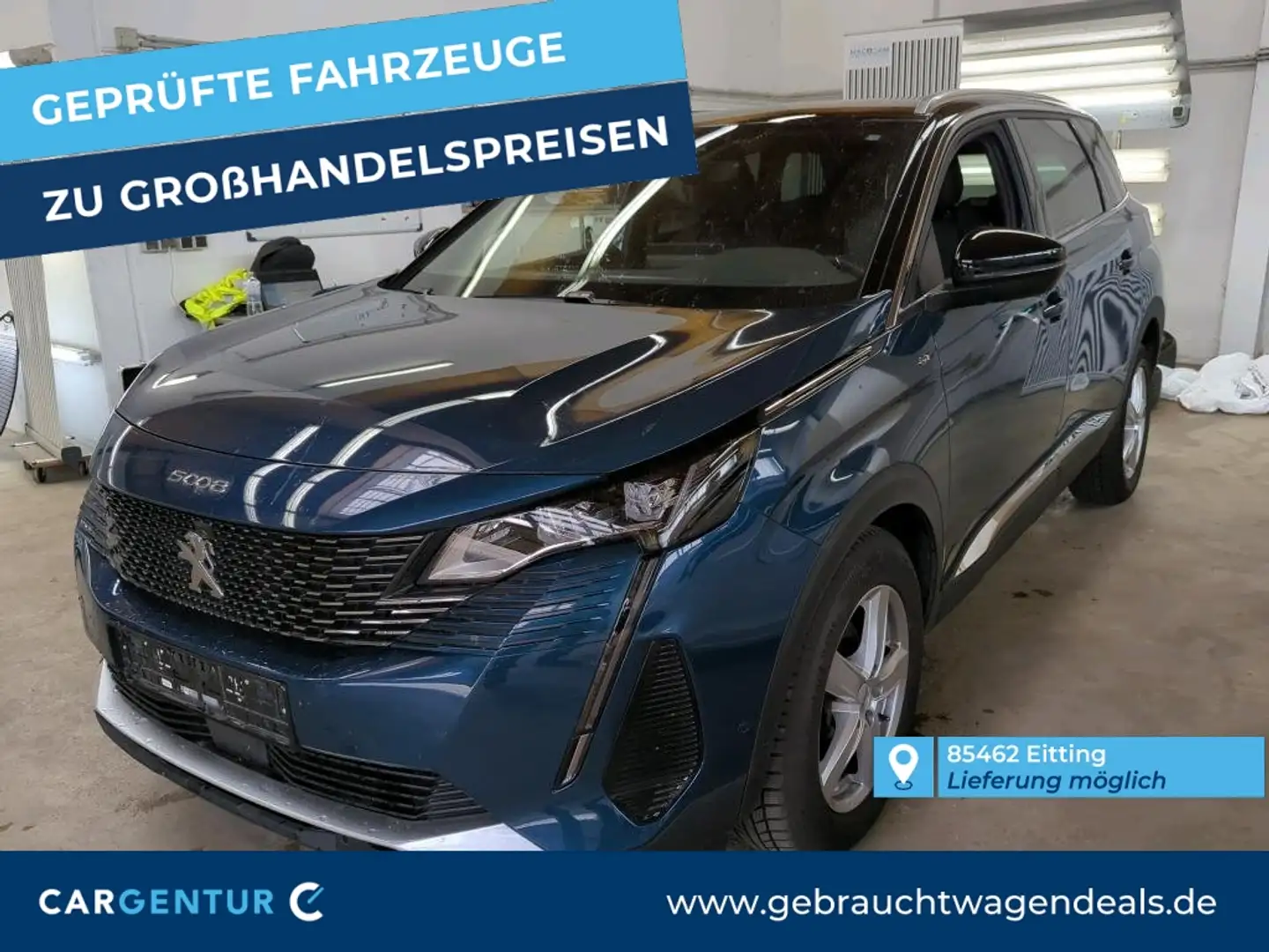 Peugeot 5008 1.6 PureTech 180 GT 360° Lane Navi ACC LED Kék - 1