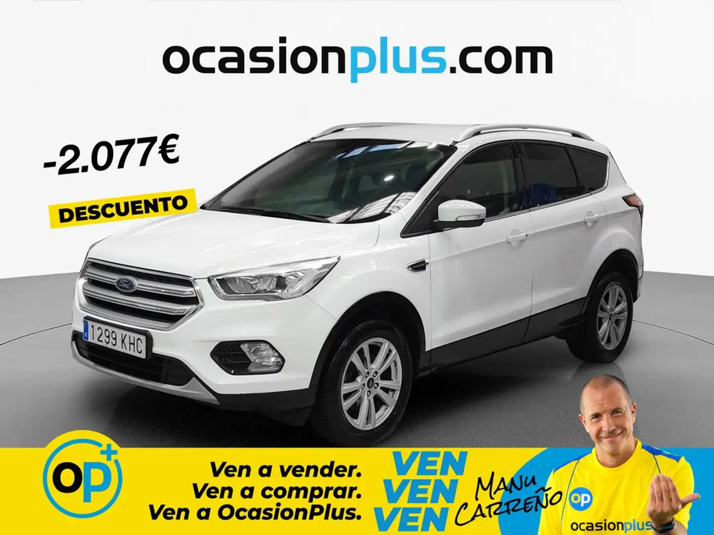 Ford Kuga 1.5 EcoB. Auto S&S Trend+ 4x2 120 Blanco - 1