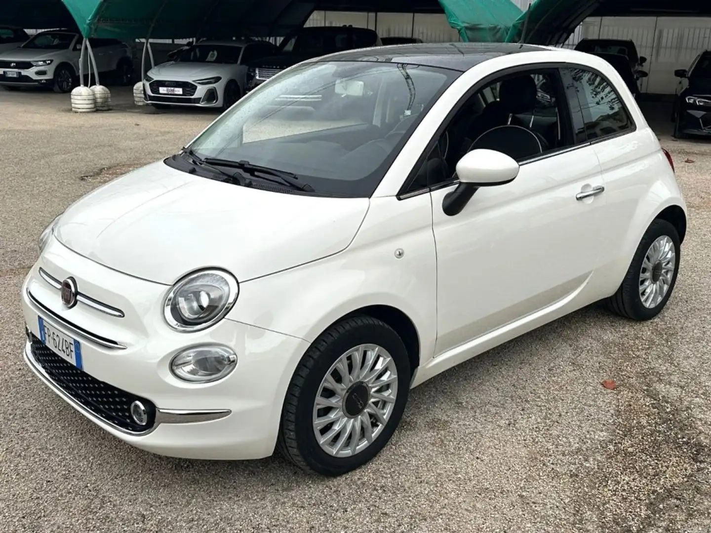Fiat 500 1.3 MTJ 95CV LOUNGE TETTO CRUISE BLUETOOTH C15" Weiß - 2