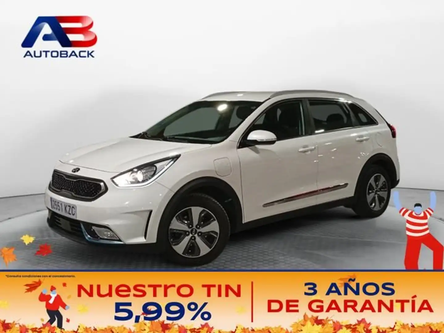 Kia Niro 1.6 GDi Híbrido Enchufable 104kW Drive Blanco - 1