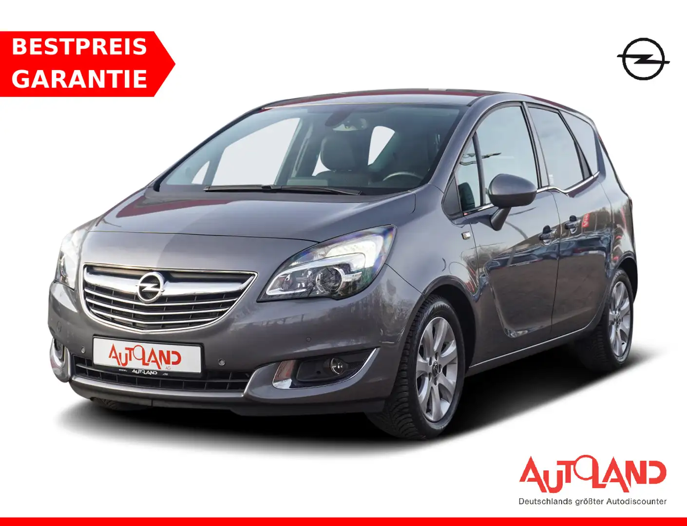 Opel Meriva B 1.4 Turbo Active Navi Sitzheizung PDC Grijs - 1
