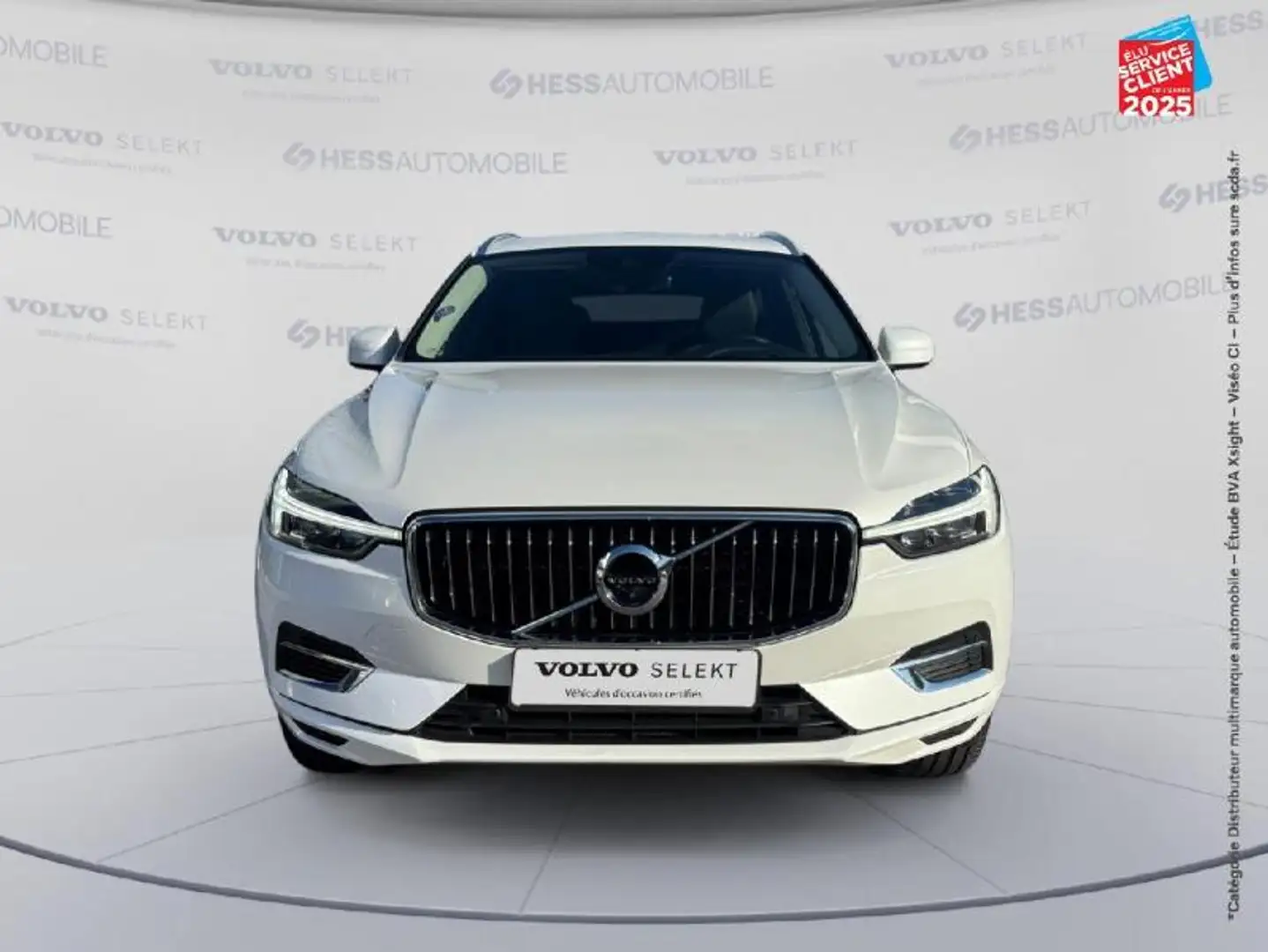 Volvo XC60 T6 AWD 253 + 87ch Inscription Luxe Geartronic Touvrant Sieges chauf/cuir Camera Carplay Blanc - 2