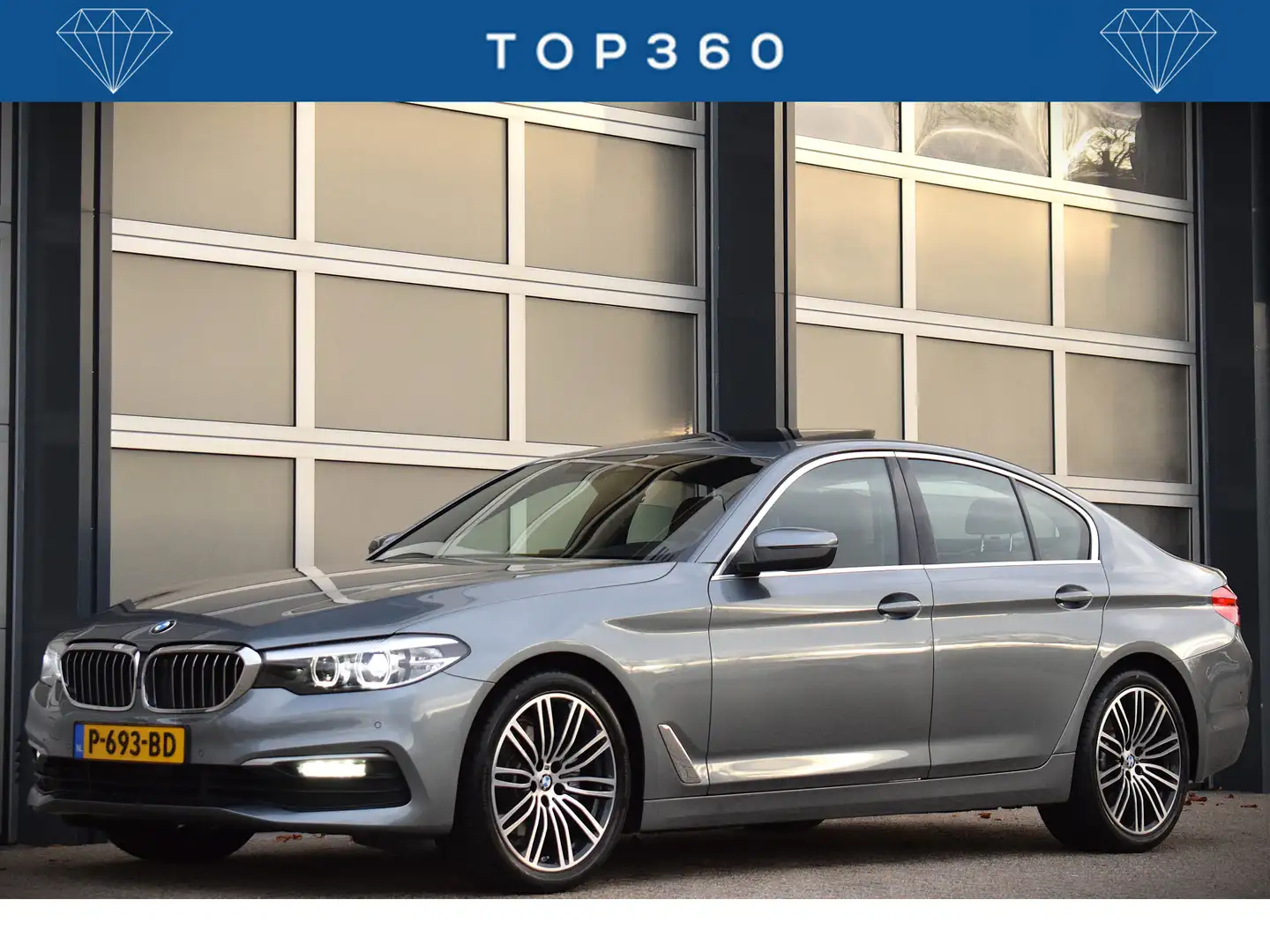 BMW 520 5-serie 520i High Executive | Panodak Gris - 1