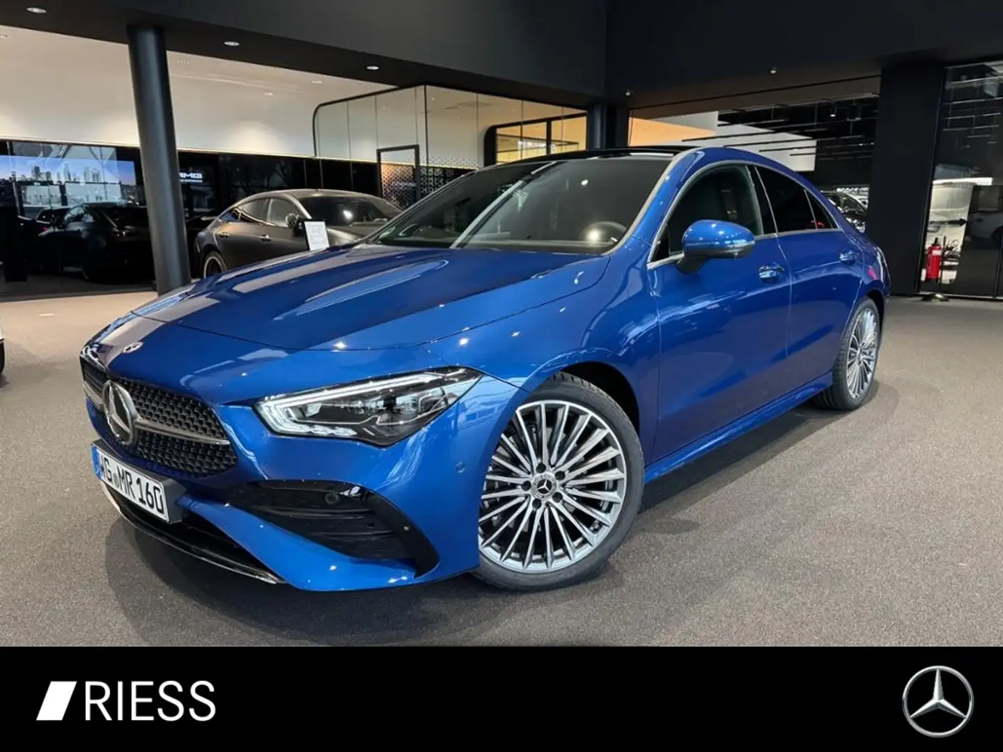 Mercedes-Benz CLA 200 AMG+PANO+DISTR+HUD+KEYL+MULTIBEAM+360°+ Blau - 1
