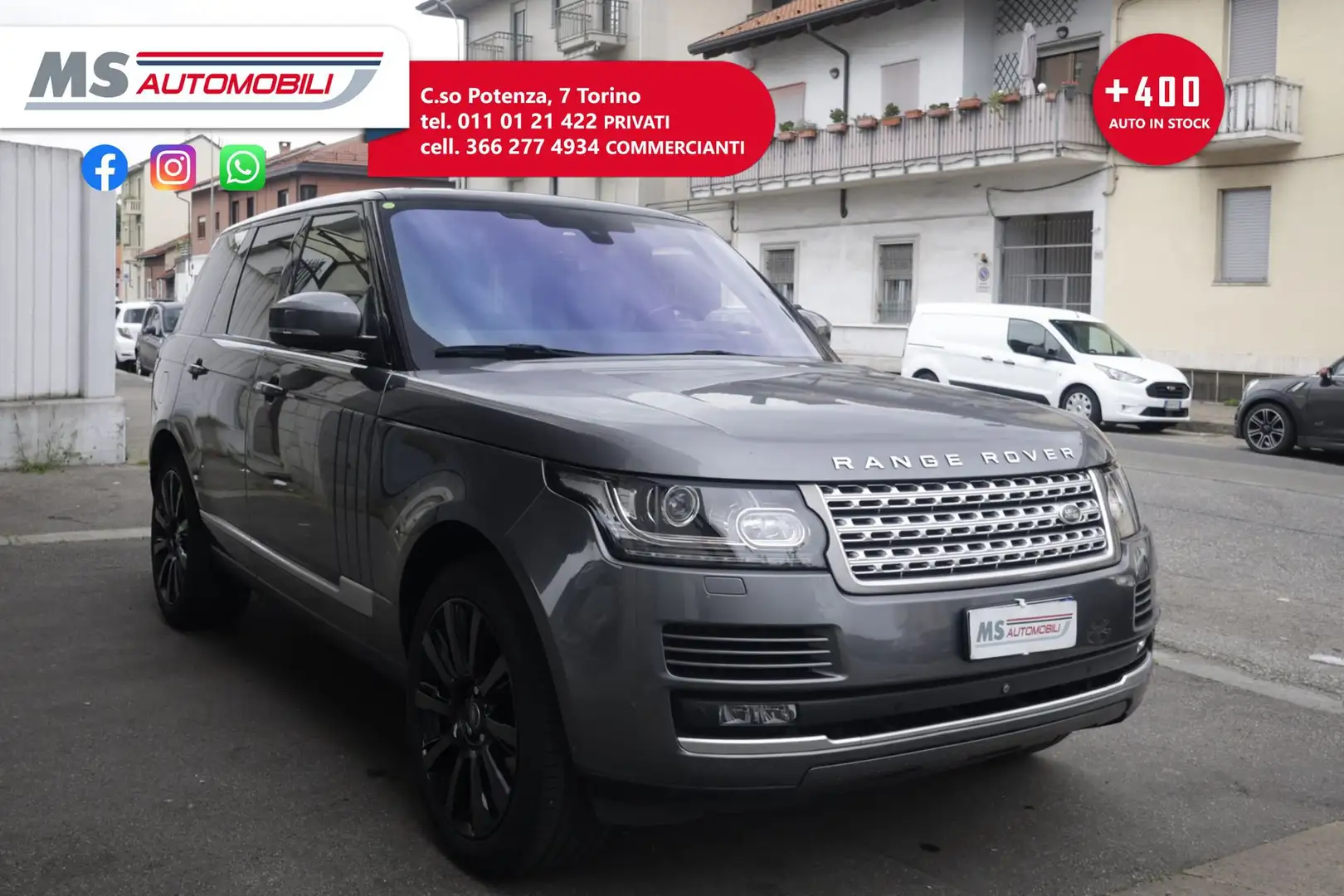 Land Rover Range Rover 4.4 SDV8 Autobiography Unicoproprietario Gris - 1