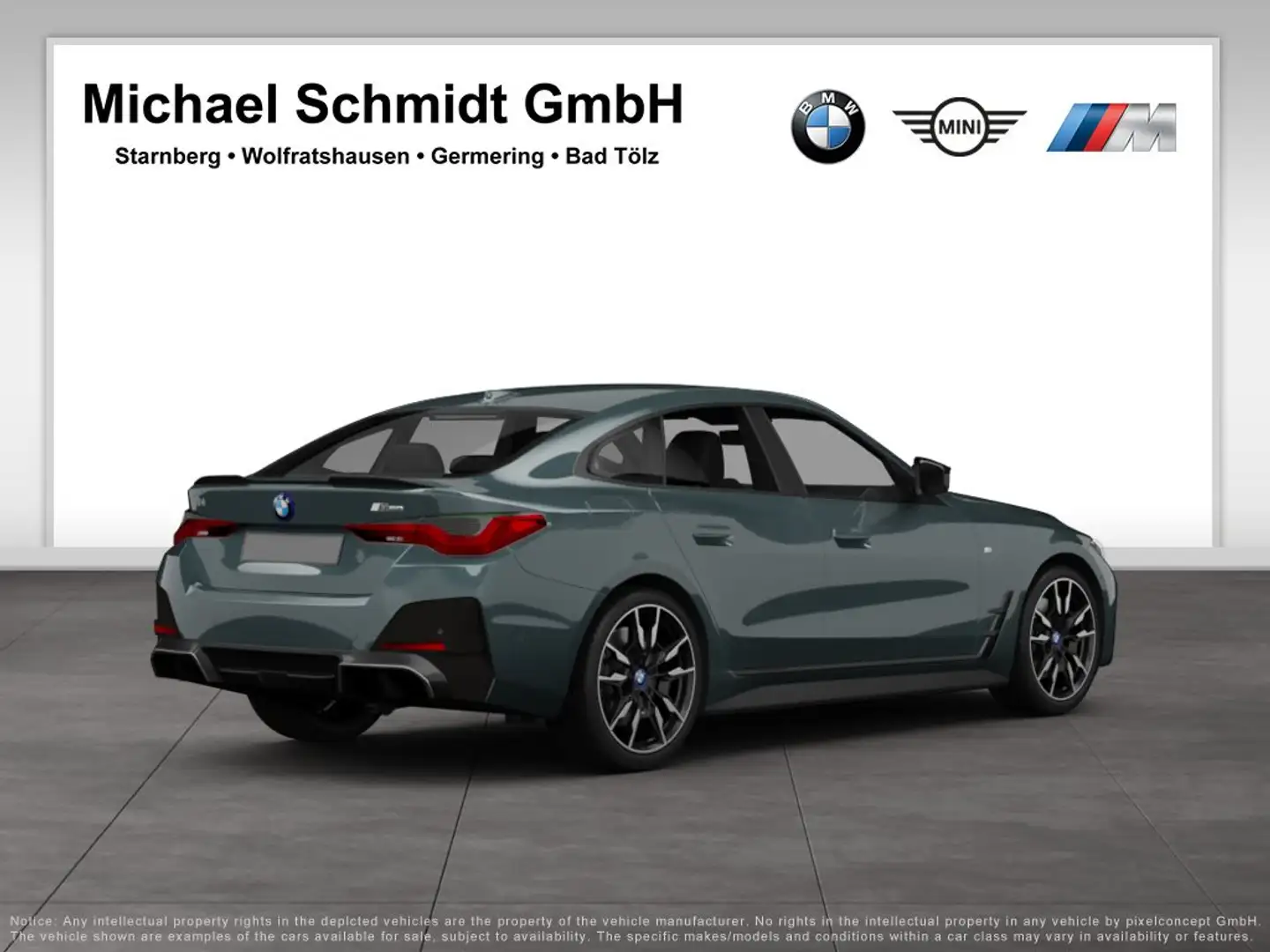BMW i4 xDrive40 *435,-€ netto o Anz*Facelift*M Sport*H/K* Verde - 2