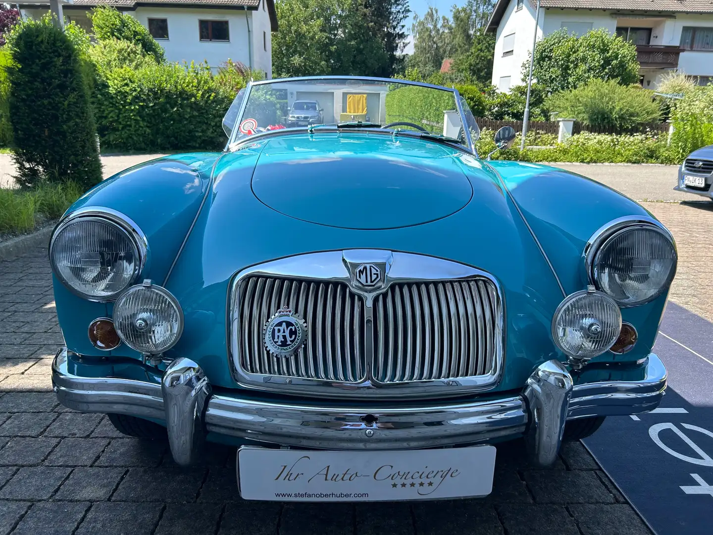 MG MGA Top-Zustand Blau - 2