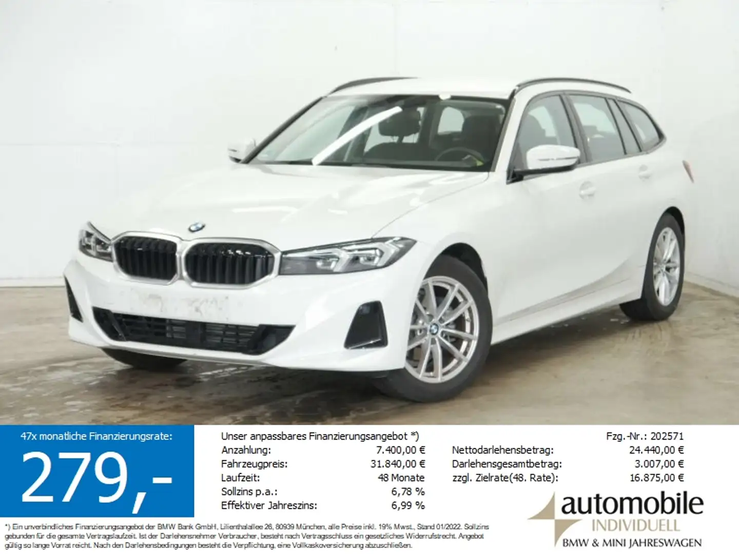BMW 318 i Touring LED DAB LiveCockpitPlus Widescreen Weiß - 1