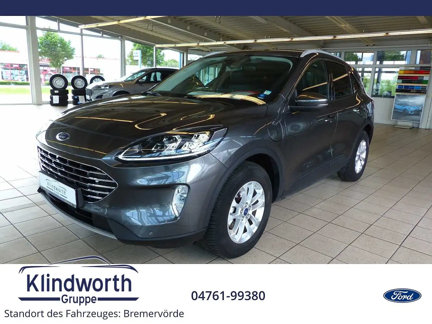 Ford Kuga 2.5 Duratec PHEV Titanium X Navi,AHK,GJR Gris - 1
