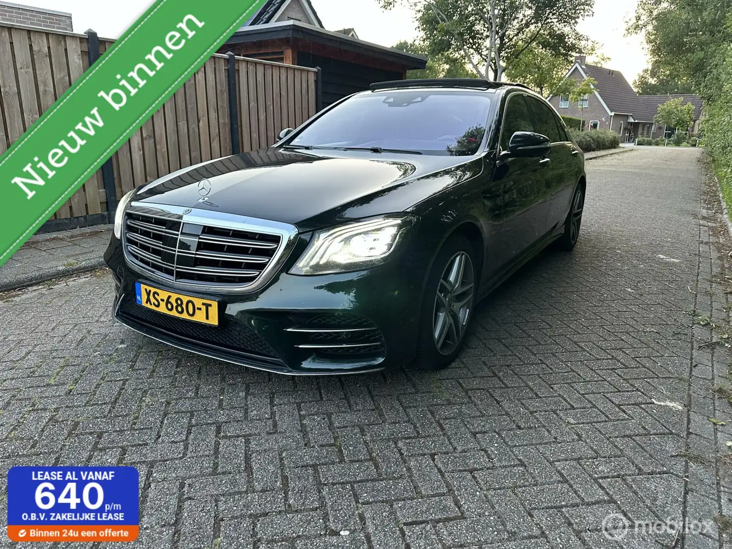 Mercedes-Benz S 400 400d 4Matic Lang Zwart - 1