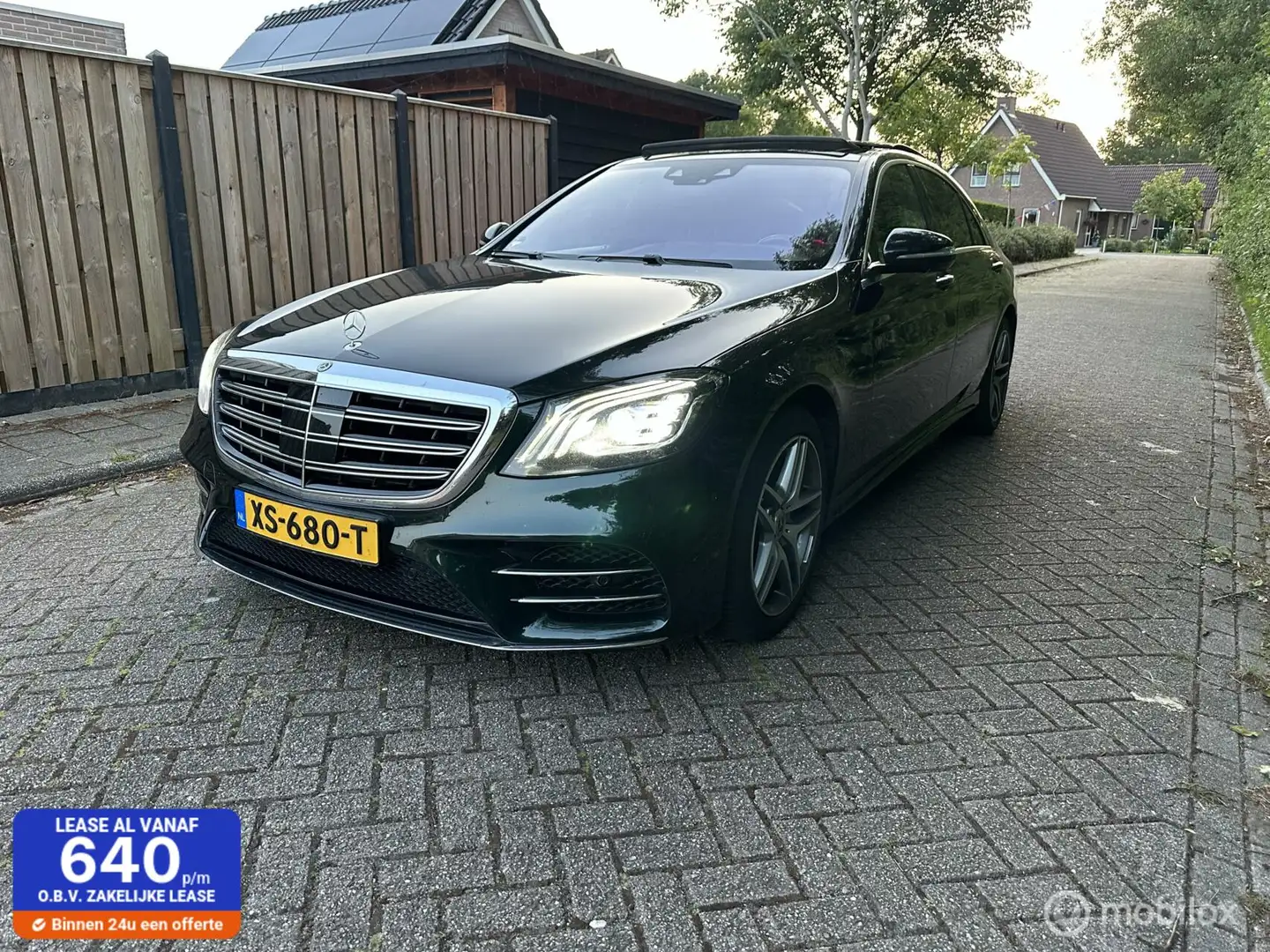 Mercedes-Benz S 400 400d 4Matic Lang full opties pano dak Zwart - 1