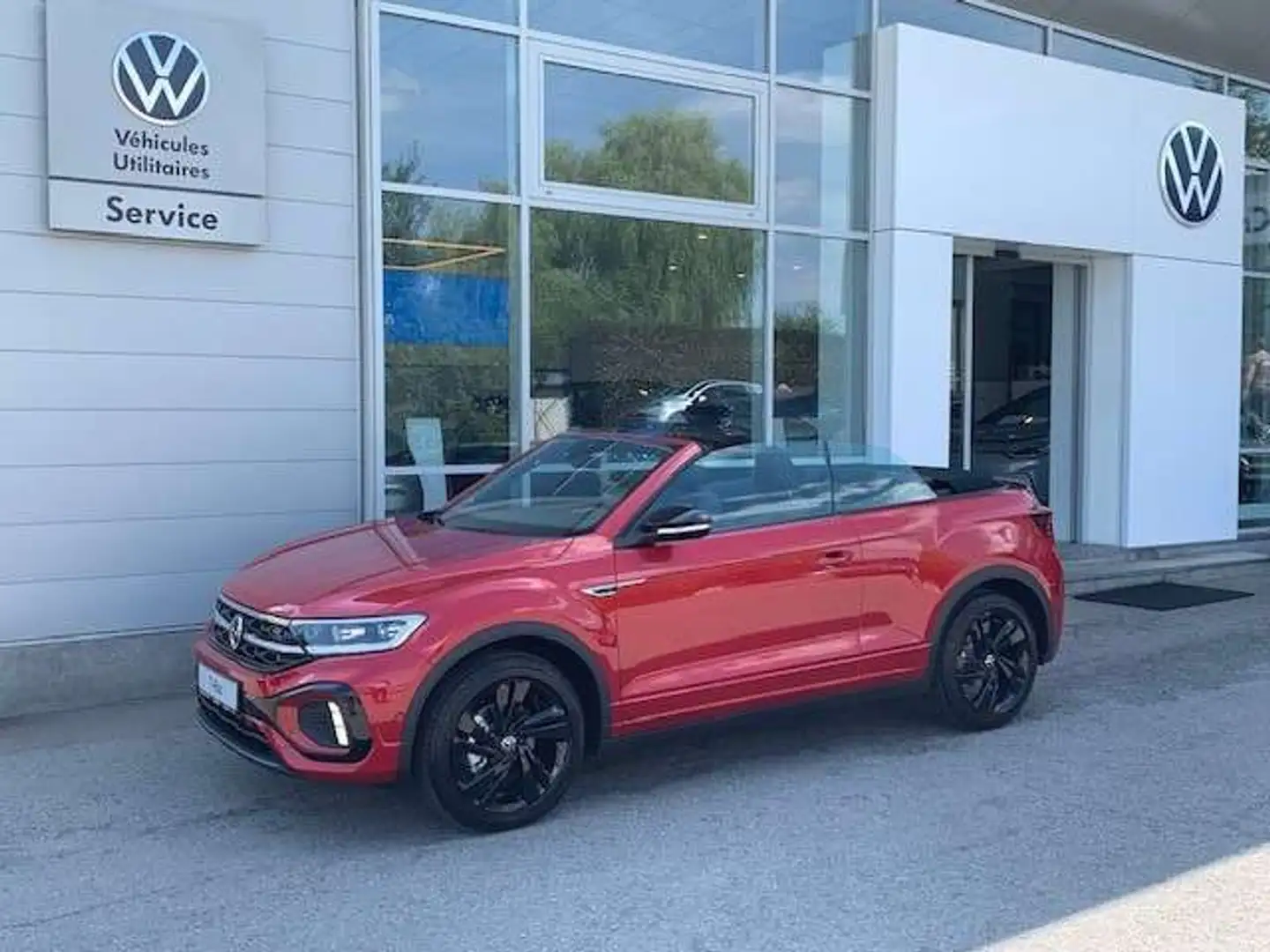 Volkswagen T-Roc CABRIO R-LINE BLACK STYLE 1.5TSI 150CV DSG7 Rouge - 1