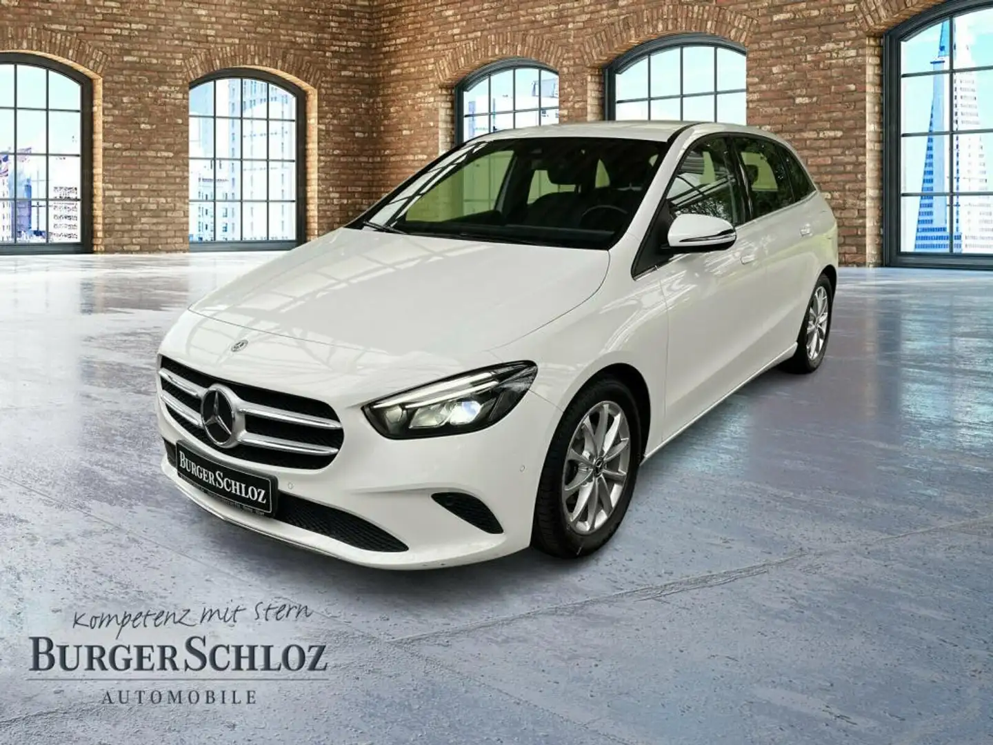 Mercedes-Benz B 180 PDC SHZ LED SpurH el.Heck AUT Navi LM KAM Weiß - 1