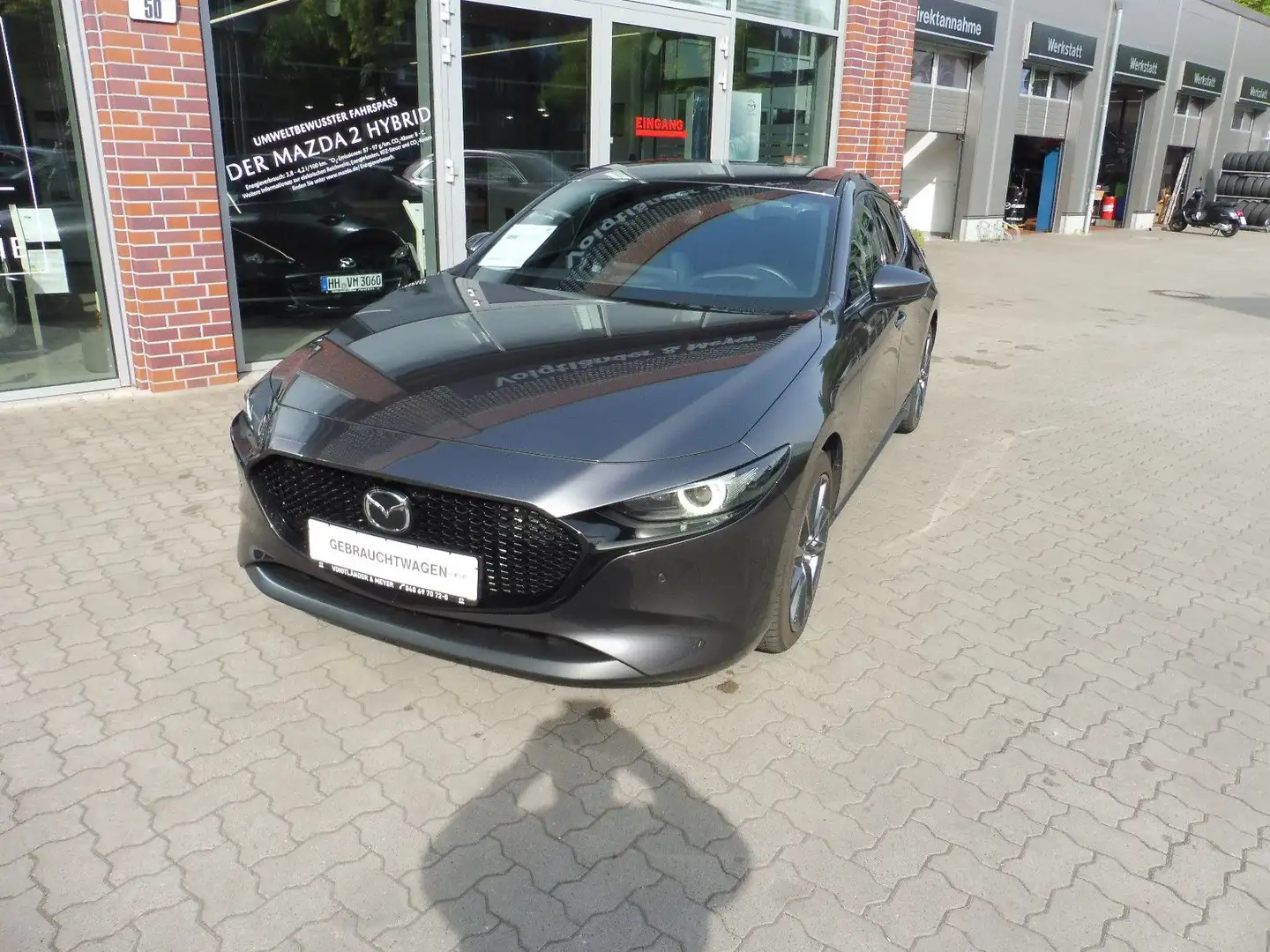 Mazda 3 Exclusive Autom. Leder Ganzjahresreifen 360° K Grau - 2