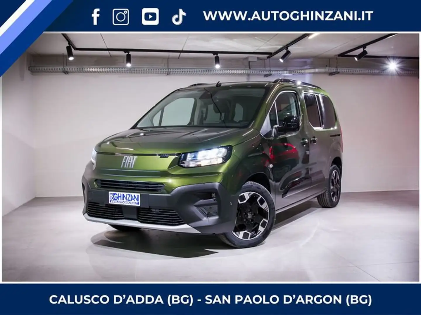 Fiat Doblo 1.5 BlueHdi 130 CV AT8 PC Magic Top Verde - 1