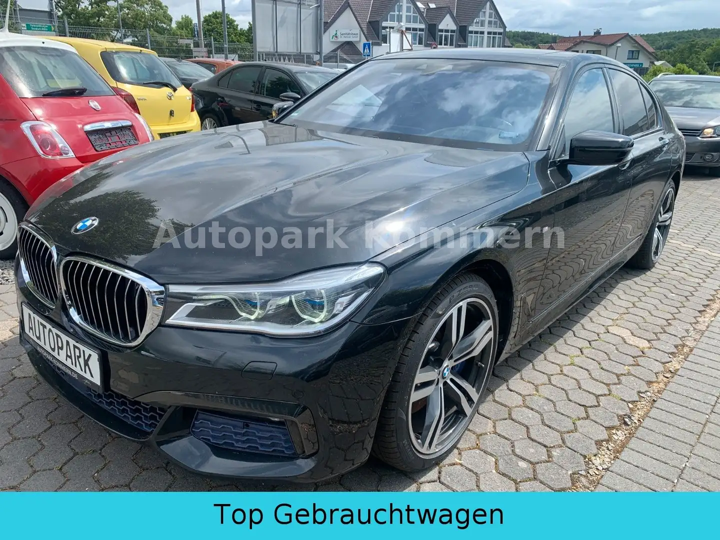 BMW 750 d xDrive*M Packet*TOP*Leder*HUD* Negro - 1