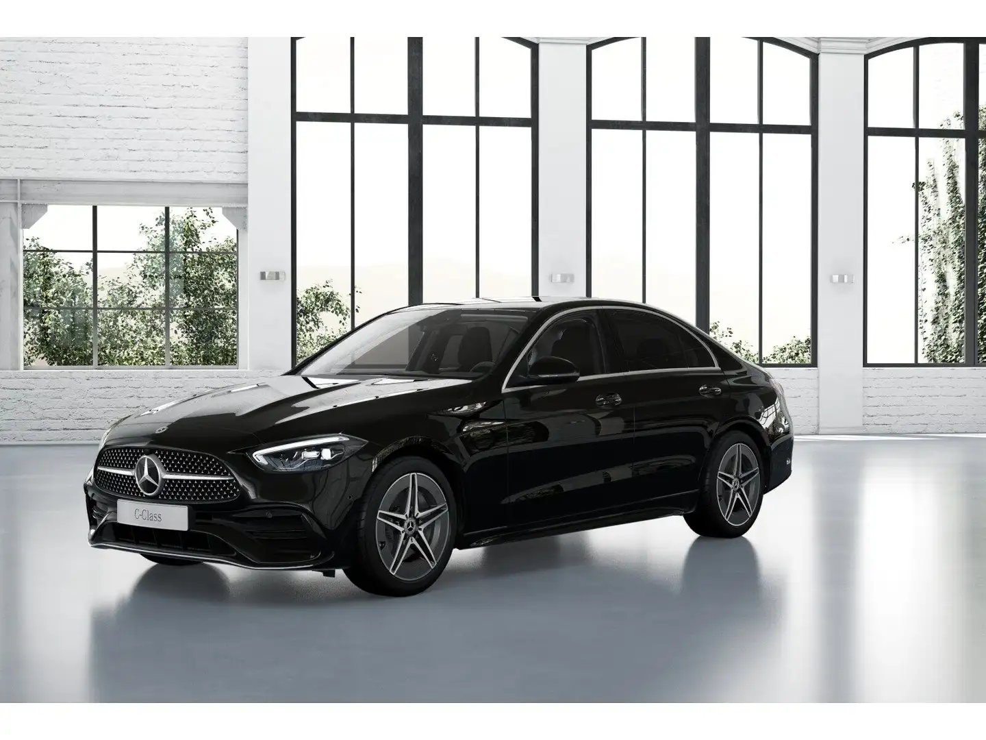 Mercedes-Benz C 220 d 4MATIC PTS Cam SHZ Navi Schwarz - 2