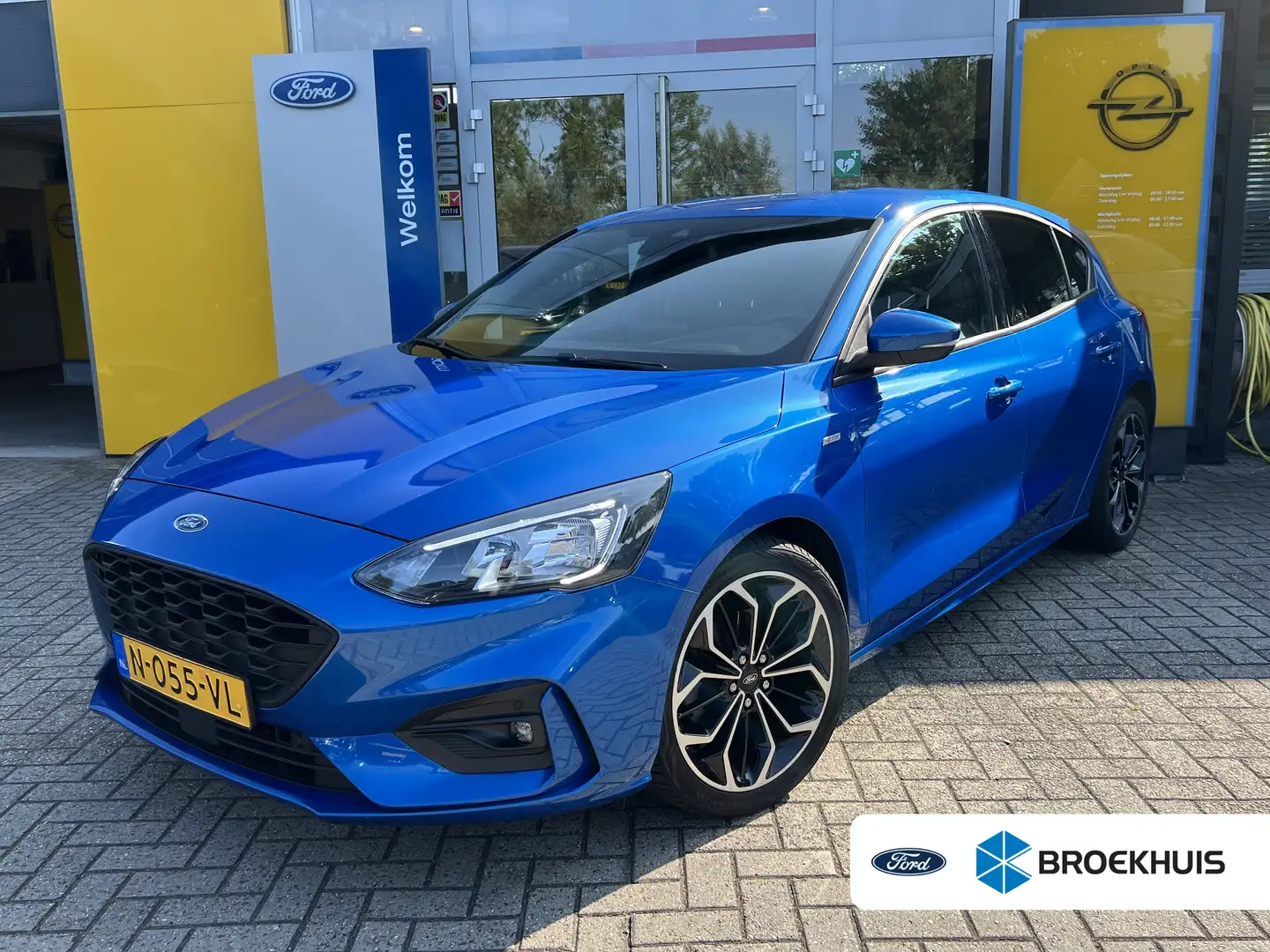Ford Focus 1.0 125PK ST-Line STOEL-, STUUR-& VOORRUITVERWARMI Blauw - 1